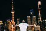 绝美夜景！詹姆斯晒昨晚在外滩拍照组图：上海🇨🇳夜晚和高度
